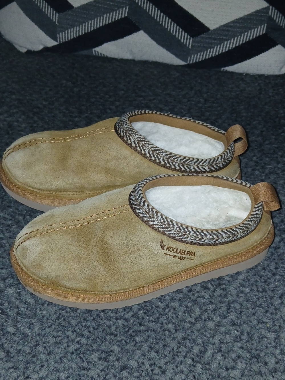 Koolaburra Tan Suede Slip-On Youth